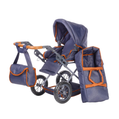 Jeansowy wózek dla lalek Ruby Knorr Toys 63130
