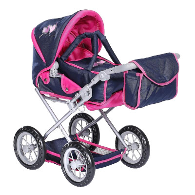 Granatowy wózek dla lalek Ruby Knorr Toys 63133