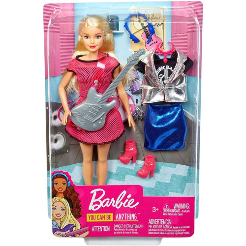 Barbie Gwiazda Rocka + rokowa stylizacja GDJ34