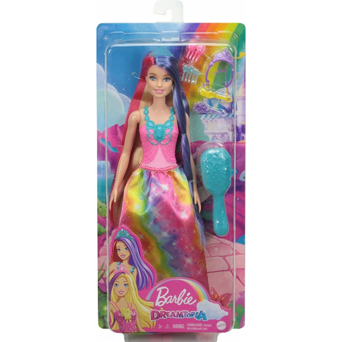Barbie Fantazja Długie włosy Lalka GTF37